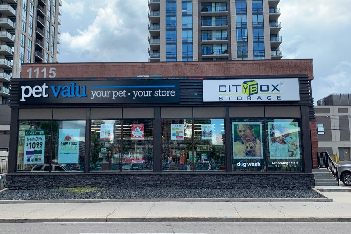 CityBox Midtown entrance at 1115 11 Ave SW in downtown Calgary